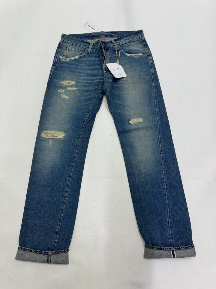 Dubble Ware DW W34 cimosa limited edition jeans nuovo Deadstock red line