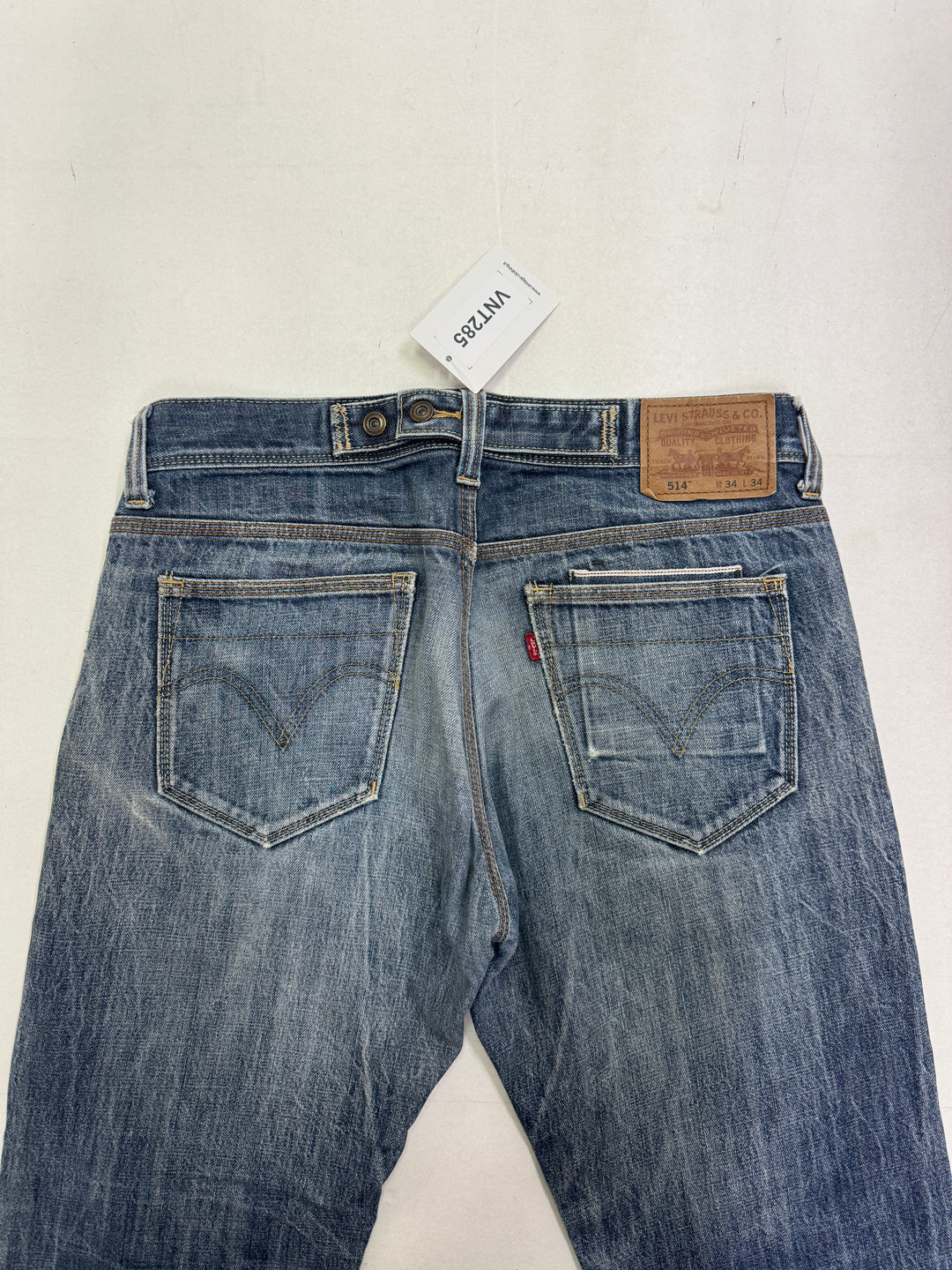 Levi's 514 selvedge W34 L34 vintage jeans denim lvc cimosa