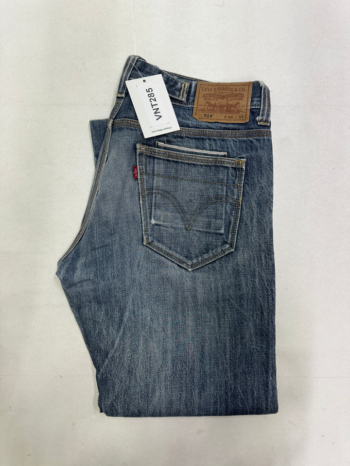 Levi's 514 selvedge W34 L34 vintage jeans denim lvc cimosa