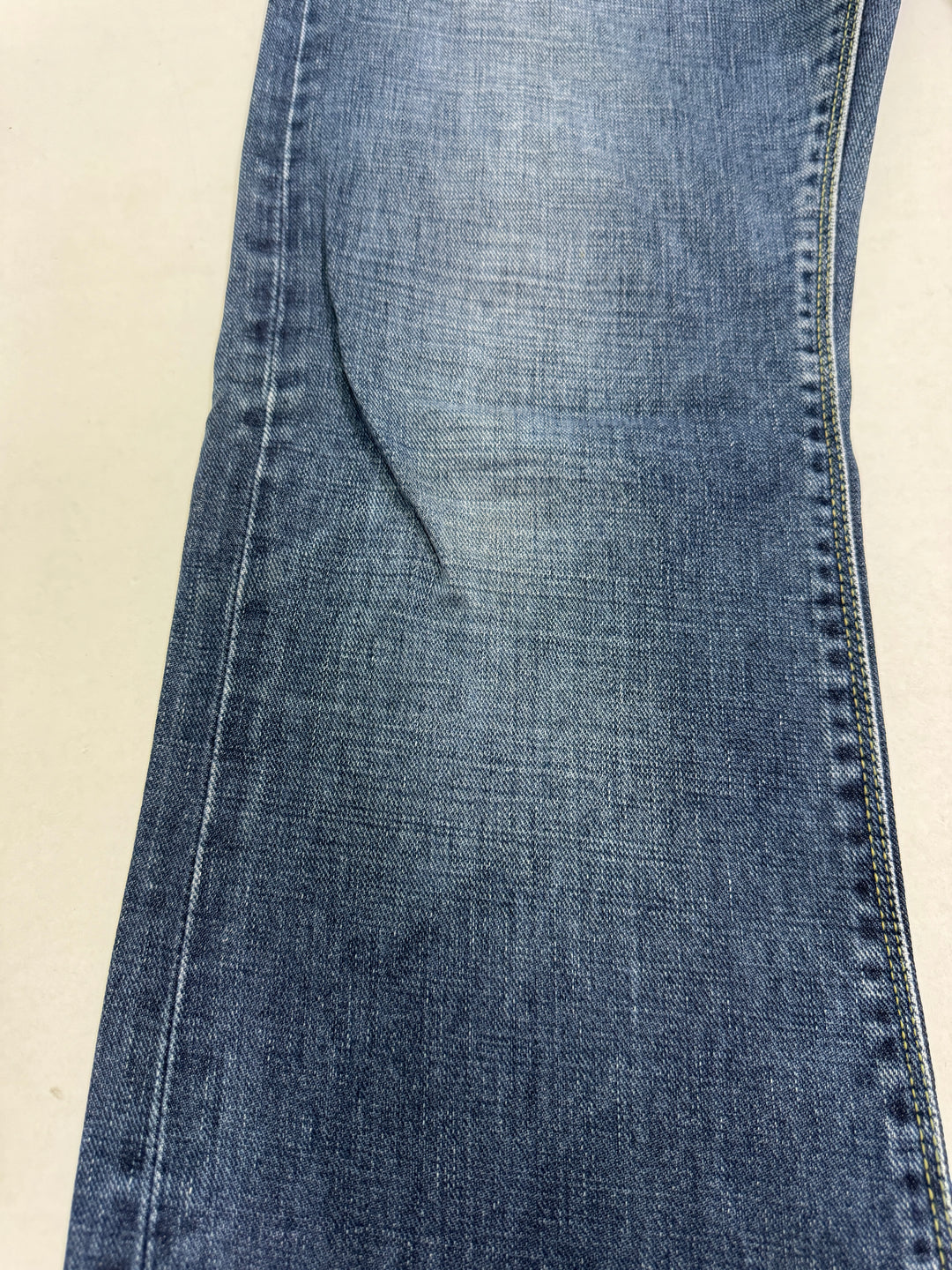 Lee Roscoe W32 L34 mezza cimosa selvedge jeans denim