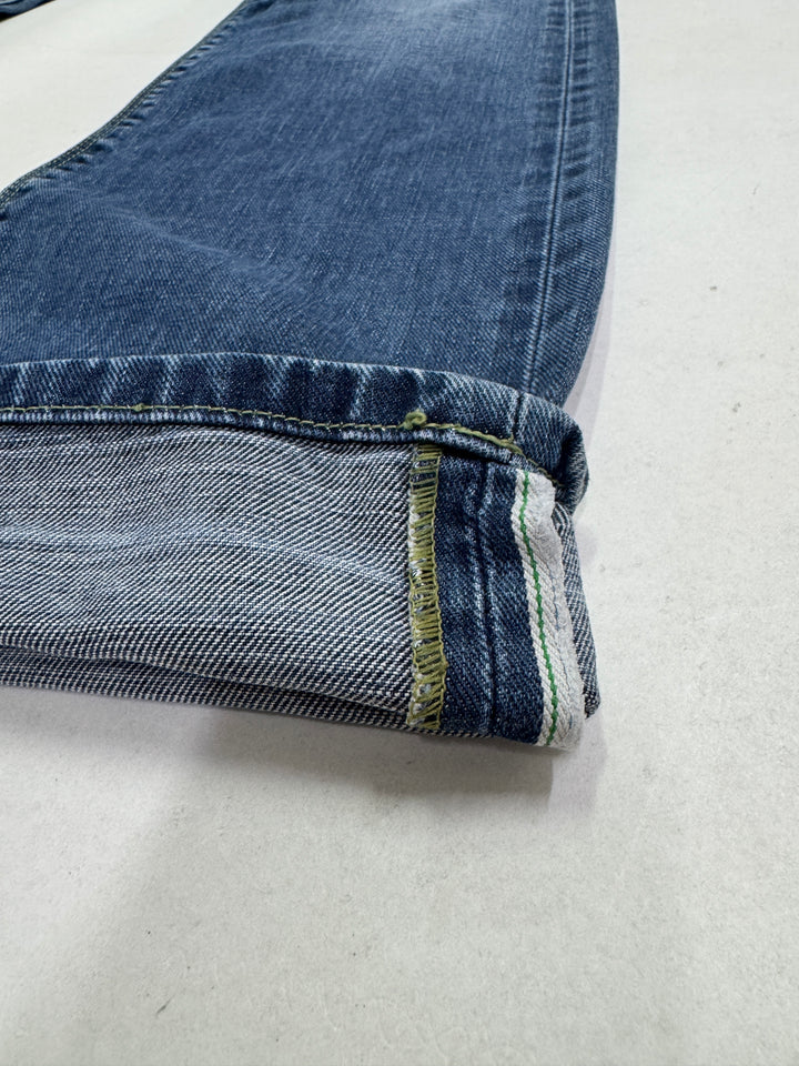 Lee Roscoe W32 L34 mezza cimosa selvedge jeans denim