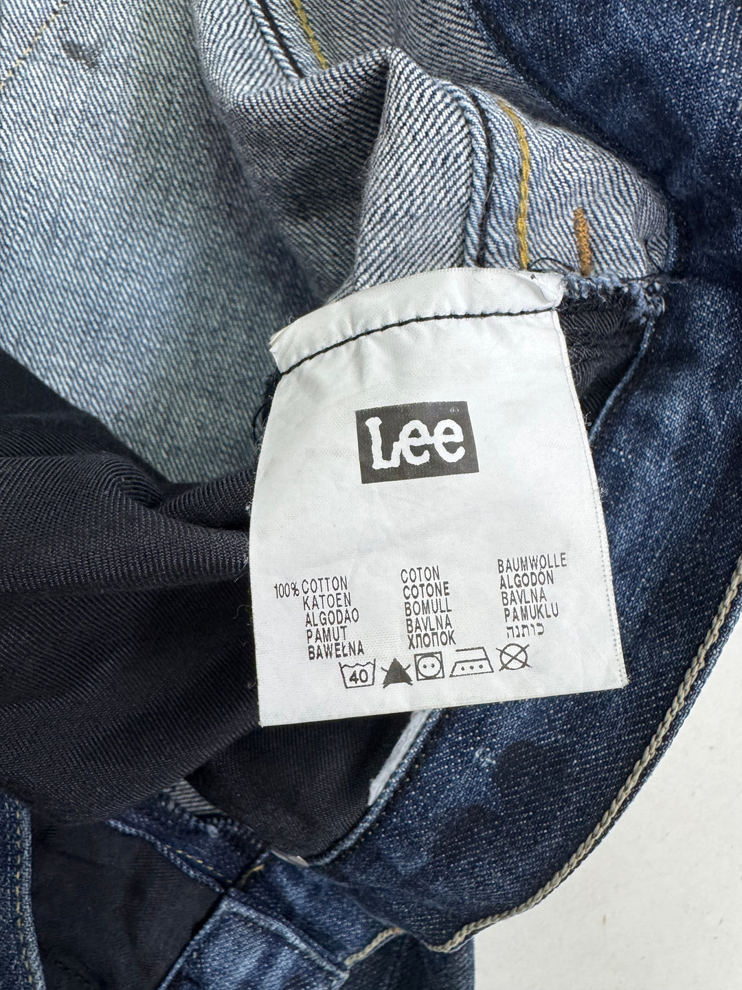 Lee Zed W36 L34 cimosa selvedge jeans denim