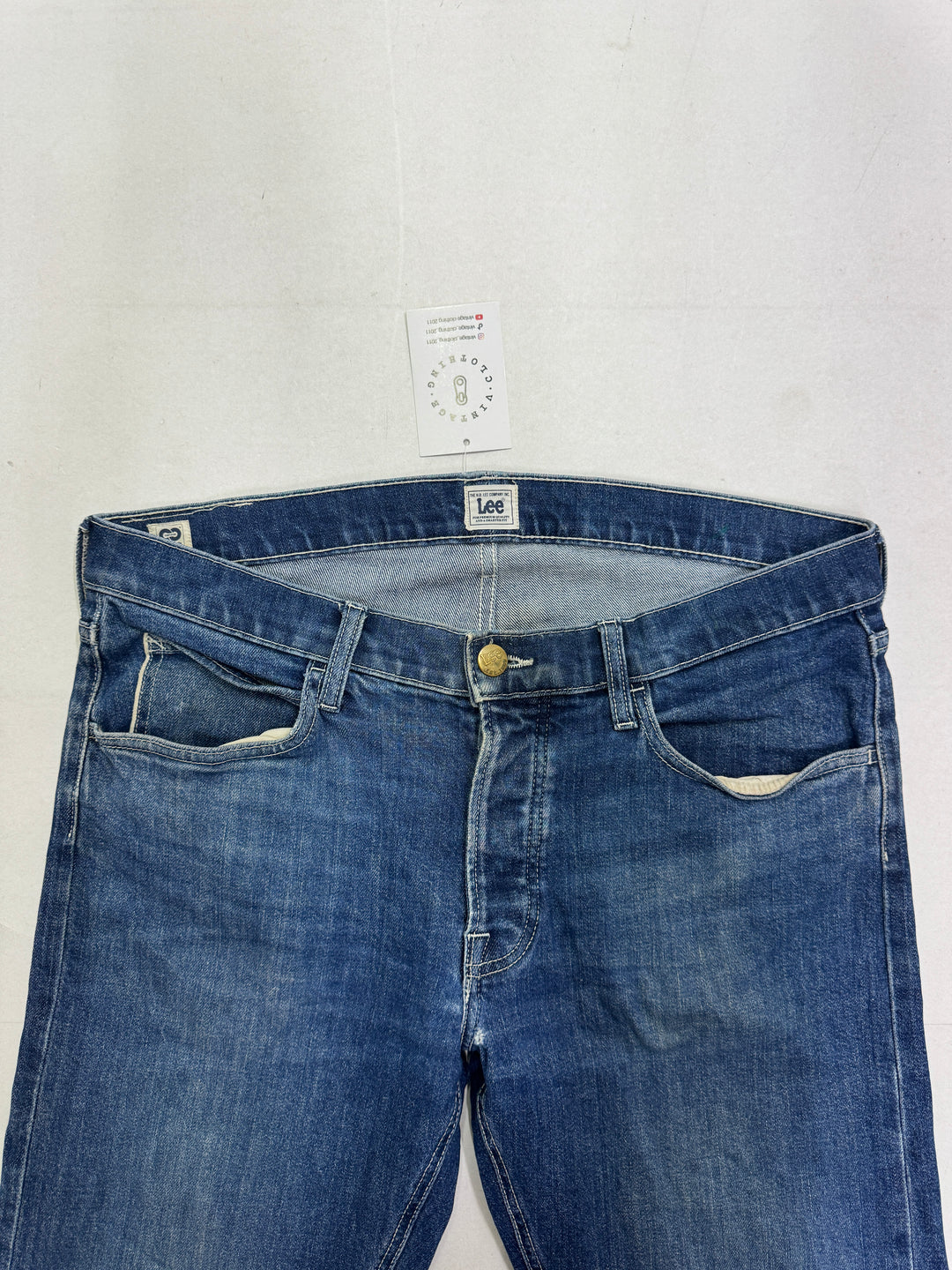 Lee Daren Button Fly W34 L30 cimosa selvedge jeans denim