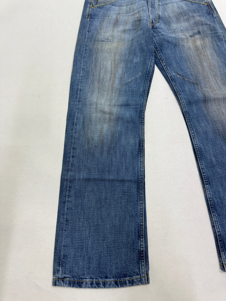 Lee 101/b mezza cimosa W34 L32 half selvedge jeans denim