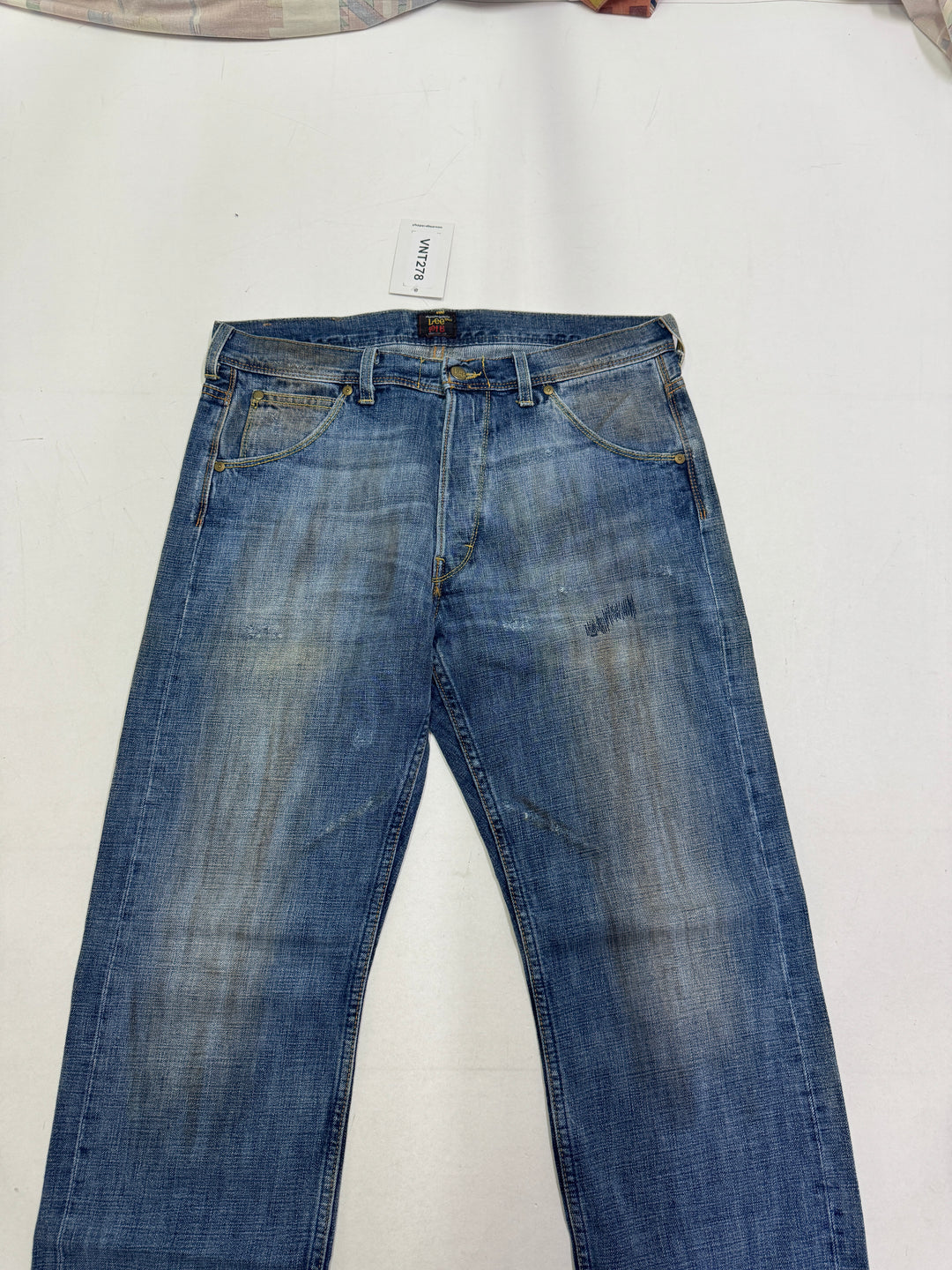 Lee 101/b mezza cimosa W34 L32 half selvedge jeans denim