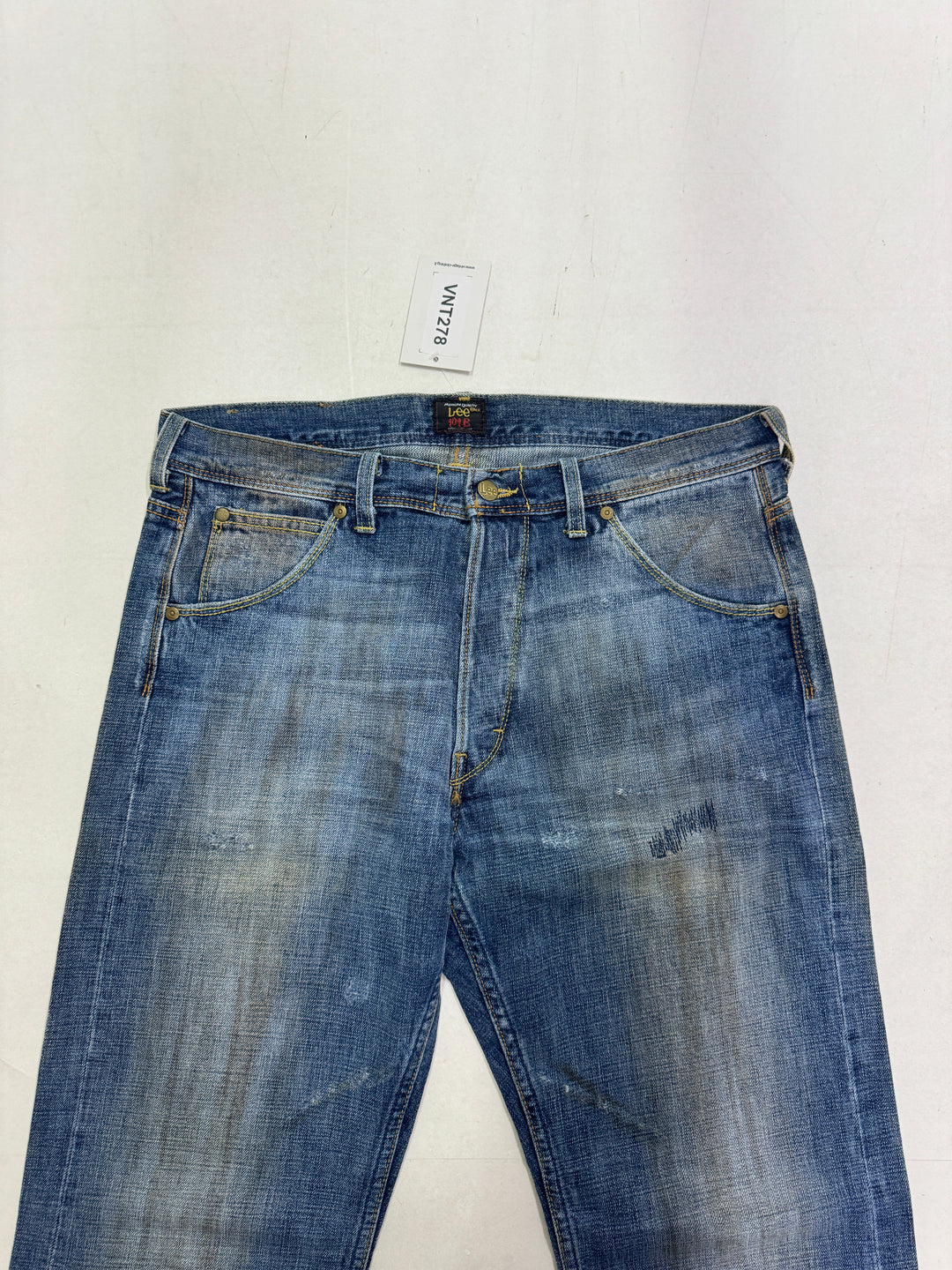 Lee 101/b mezza cimosa W34 L32 half selvedge jeans denim