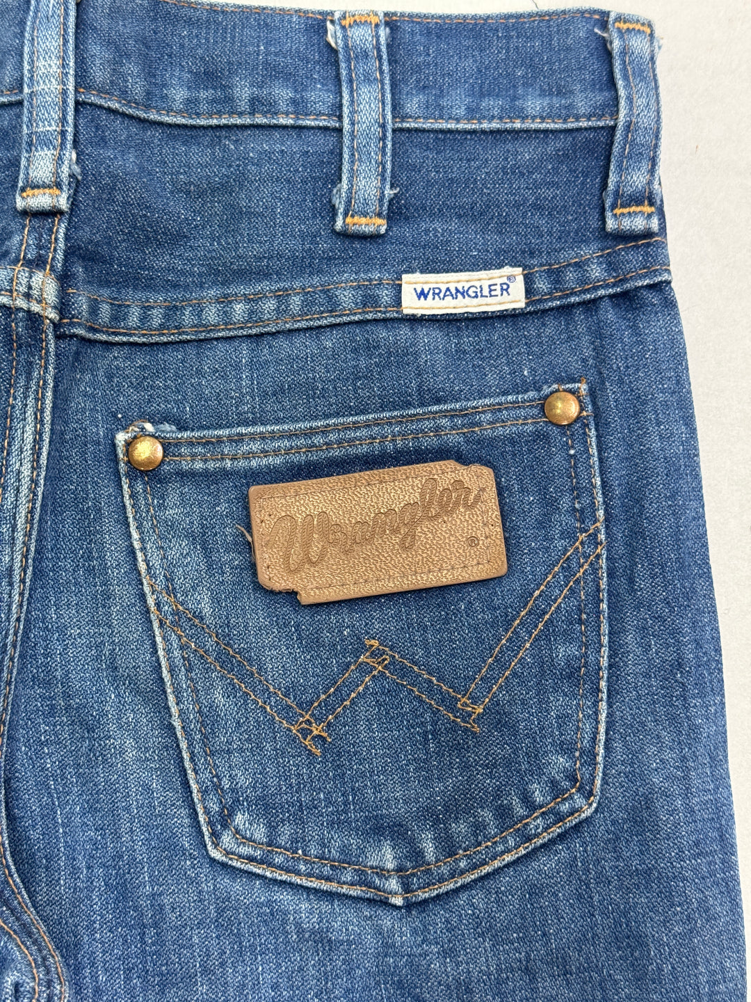 Wrangler vintage Made in USA Bambino jeans denim scovill zipper