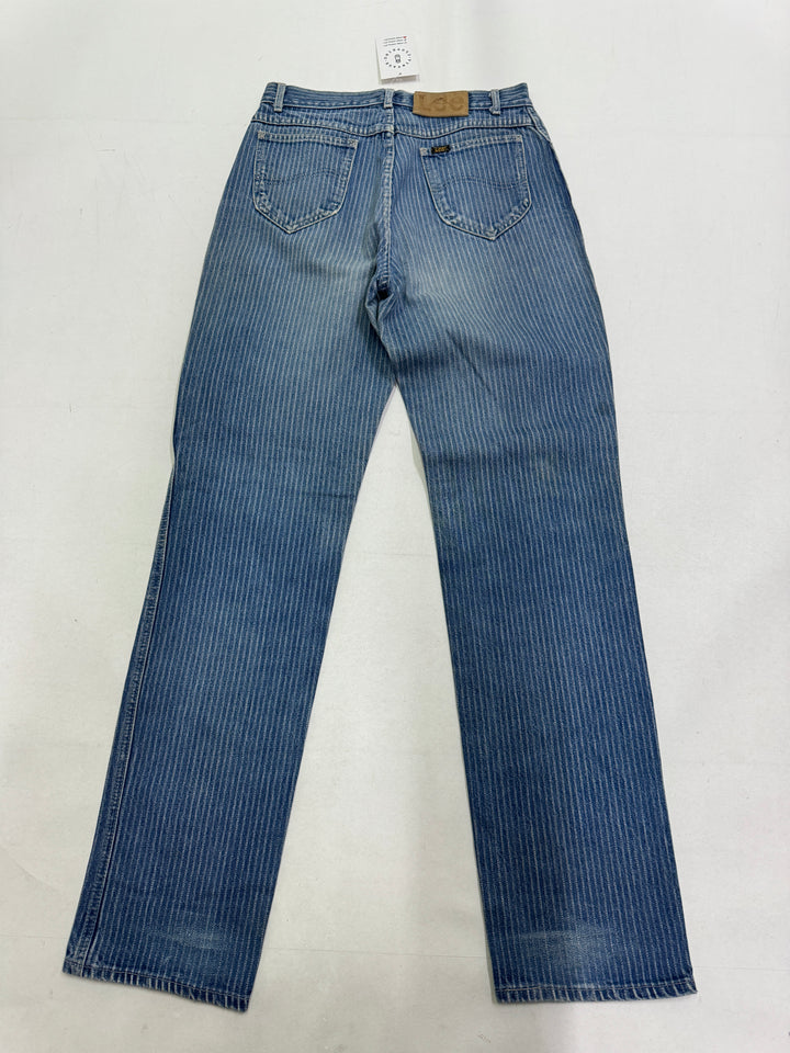 Lee Riders Made in USA W30 blu a righe vintage anni 80'