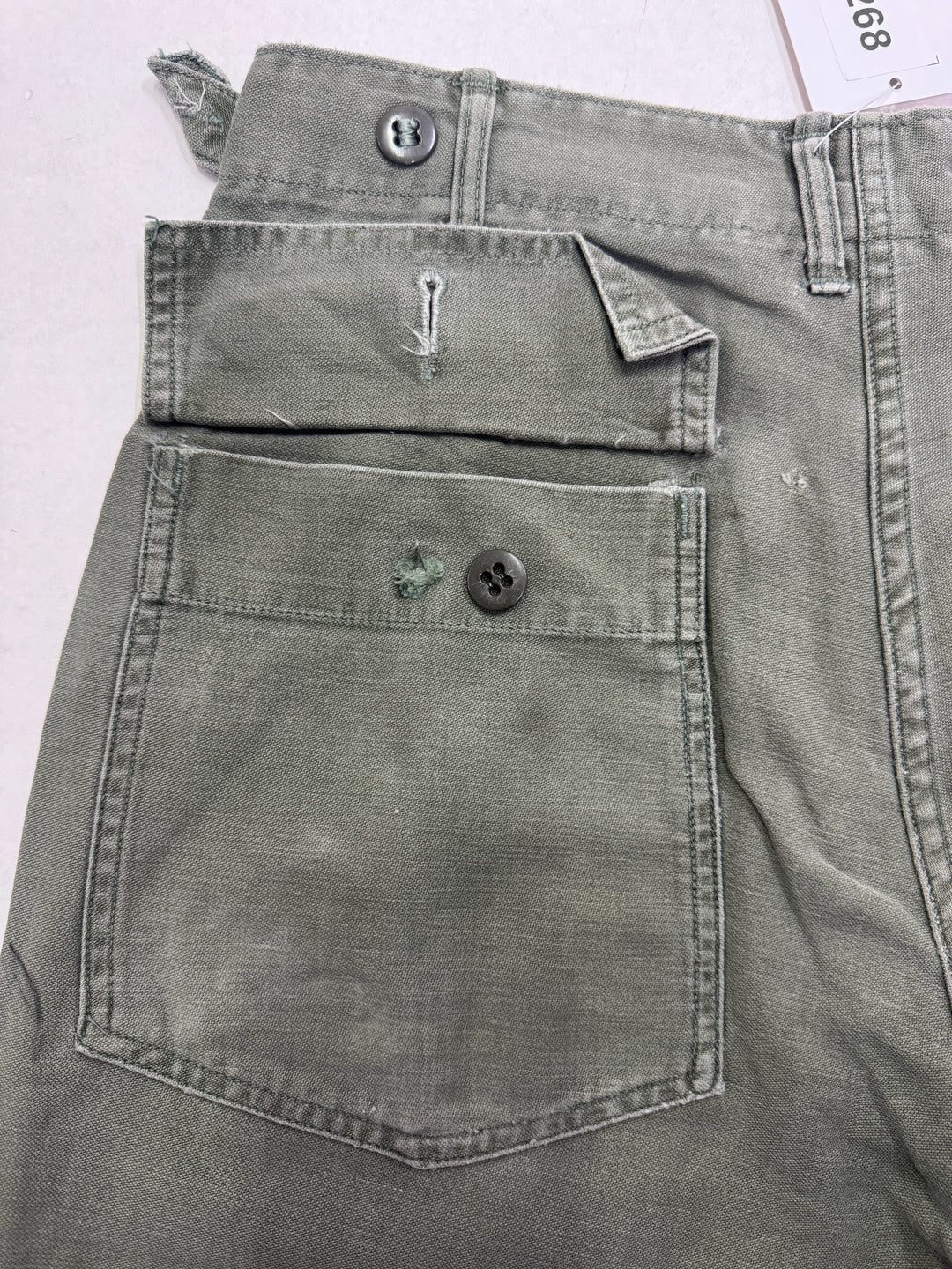 Pantalone militare Vintage Army OG 107 W31 Pant US Army