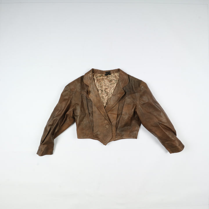 Giacche vintage in pelle Uomo e Donna 10 pz stock leather jacket