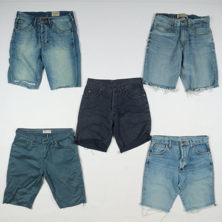 Lee e Wrangler bermuda uomo vintage box da 58pz jeans custom