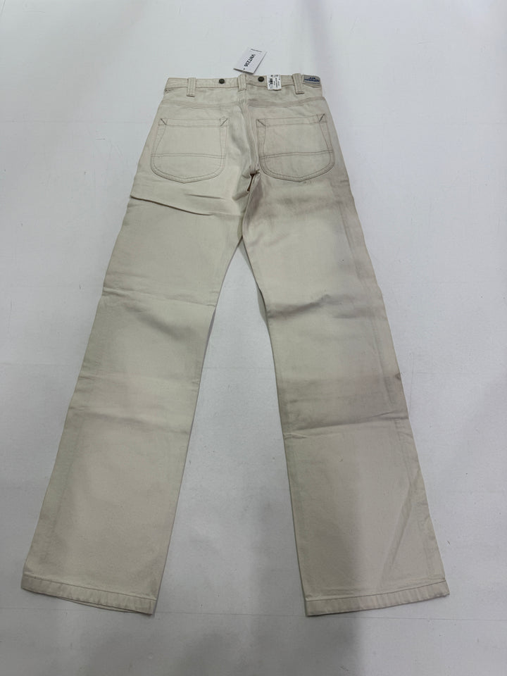 Lee Union Alls Waist Overall W28 L34 cargo bianco panna nuovo deadstock