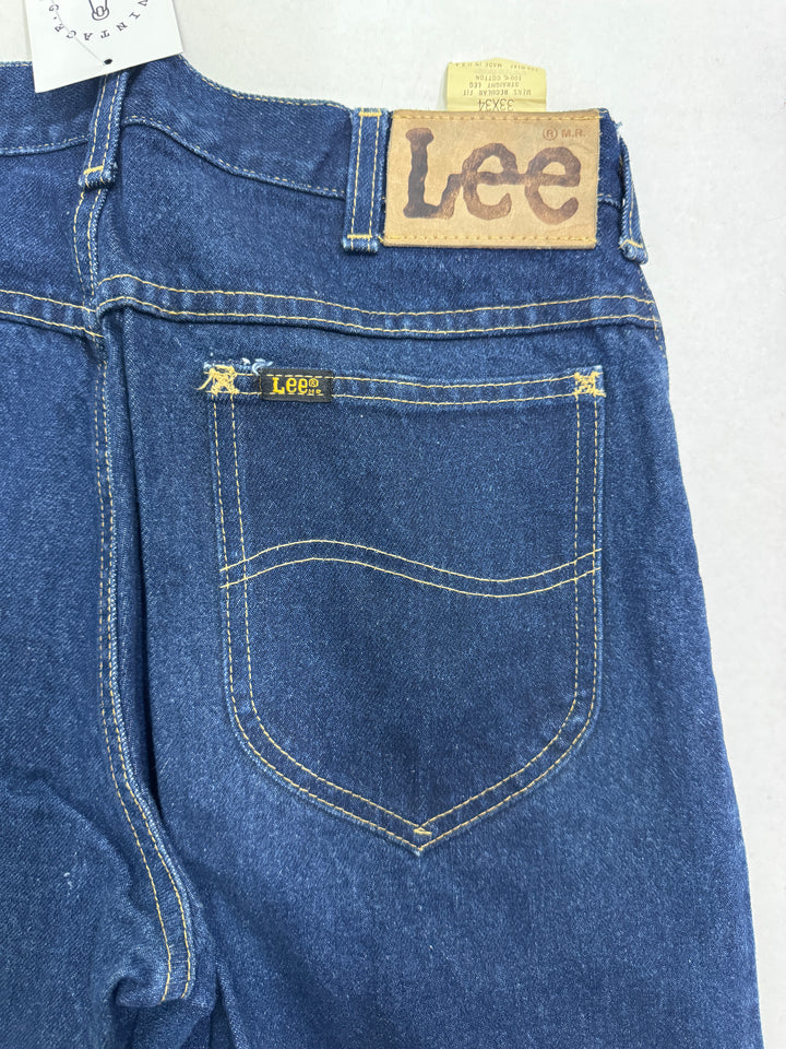 Lee Riders Made in USA W33 L34 Talon Zipper regular fit straight leg Indigo