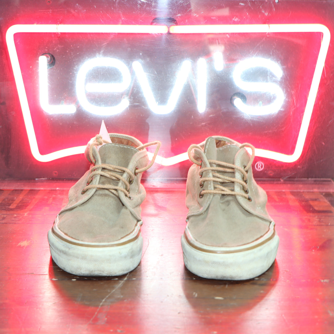 Vans Chucca Made in USA tg 6 1/2 pelle scamosciata beige