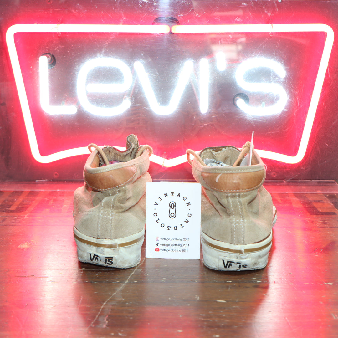 Vans Chucca Made in USA tg 6 1/2 pelle scamosciata beige