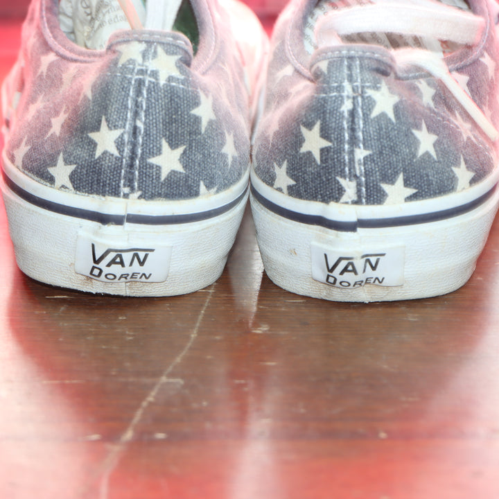 Vans Van Doren basse bandiera dell'America size Mens 5.5 Wo's 7