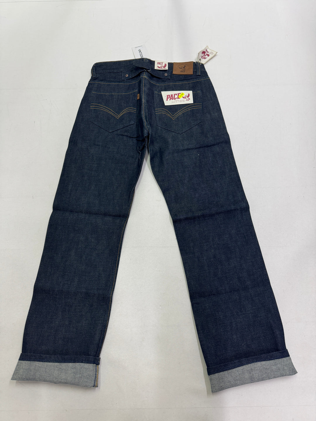 Pace limited Edition W32 L34 cimosa jeans nuovo Deadstock red line selvedge