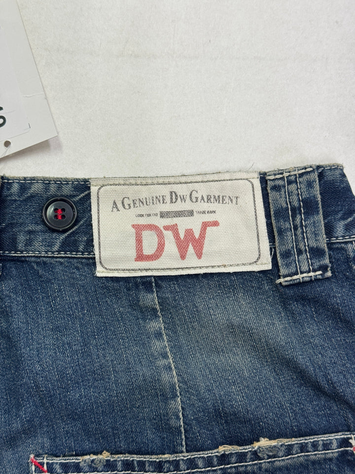 Dubble Ware DW W32 L30 work pant jeans nuovo Deadstock red line