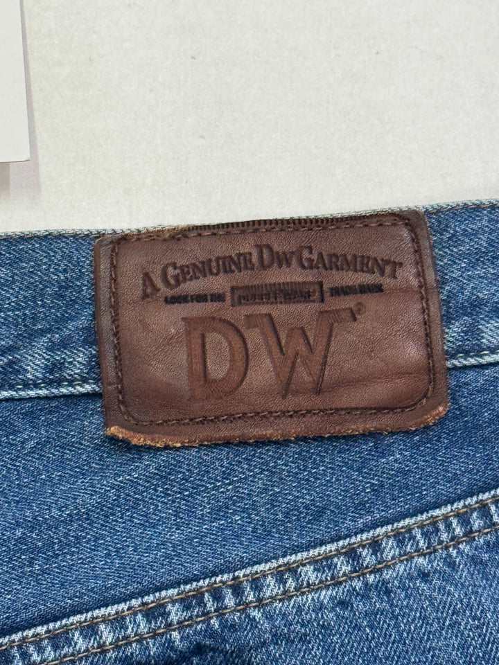 Dubble Ware DW W29 L30 cimosa jeans nuovo Deadstock red line