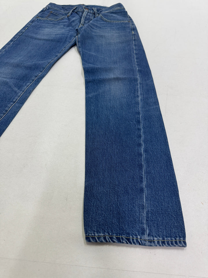 Dubble Ware DW W28 L30 cimosa limited edition jeans nuovo Deadstock red line