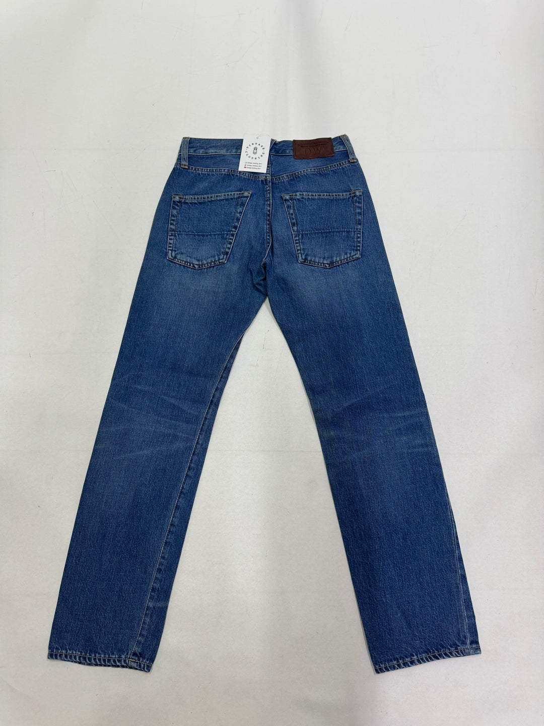 Dubble Ware DW W28 L30 cimosa limited edition jeans nuovo Deadstock red line