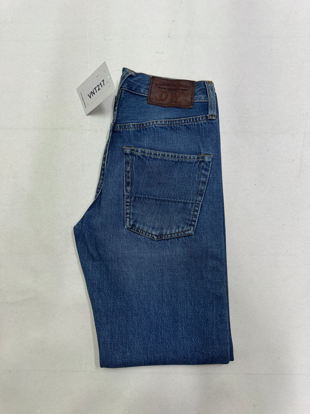 Dubble Ware DW W28 L30 cimosa limited edition jeans nuovo Deadstock red line