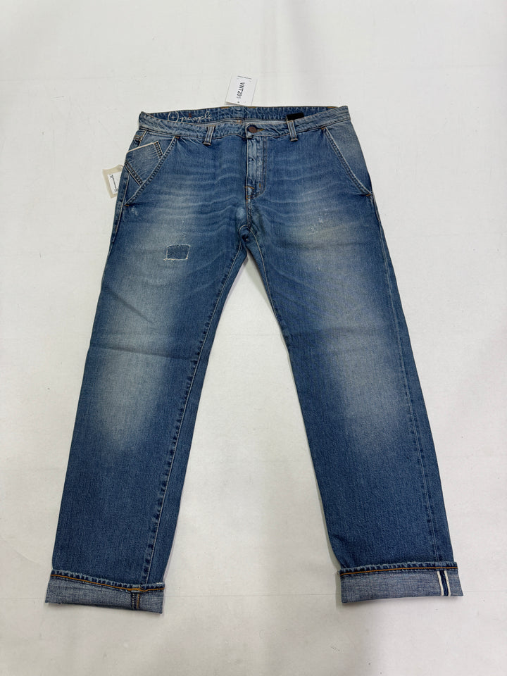 People+ chino jeans W33 cimosa red line nuovo Deadstock