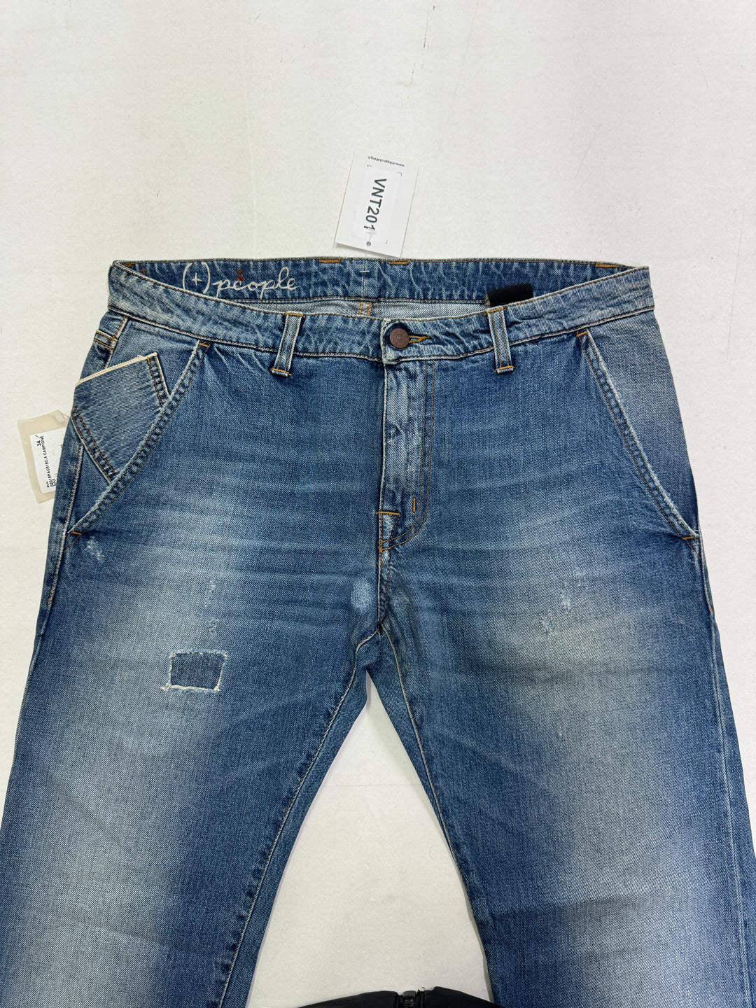 People+ chino jeans W33 cimosa red line nuovo Deadstock