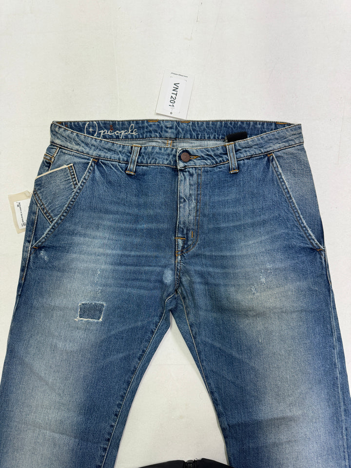 People+ chino jeans W33 cimosa red line nuovo Deadstock