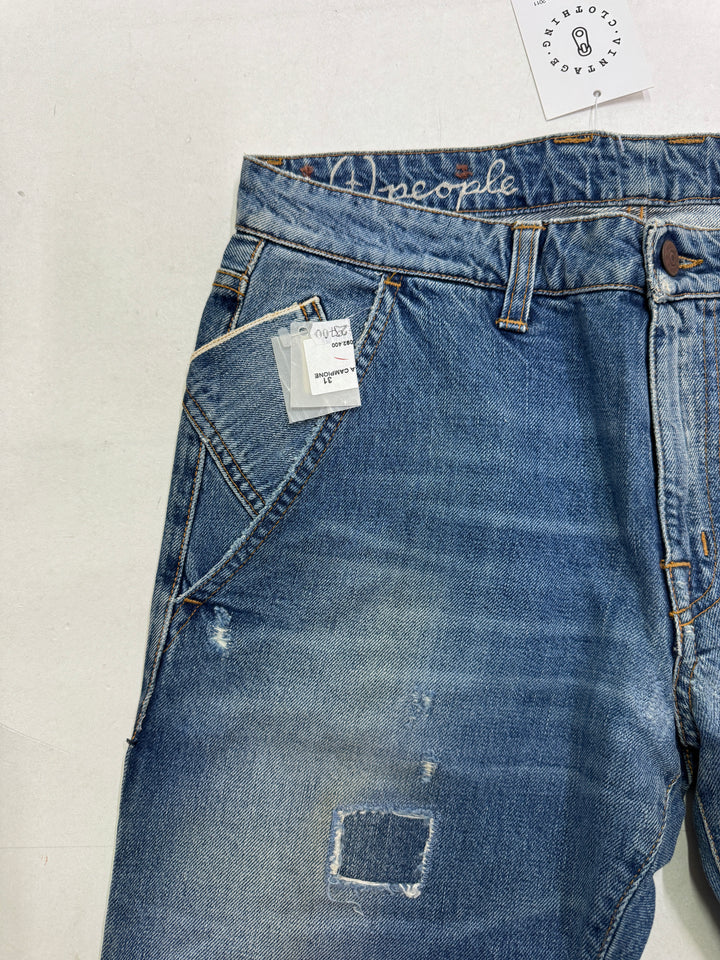 People+ chino jeans W31 cimosa red line nuovo Deadstock