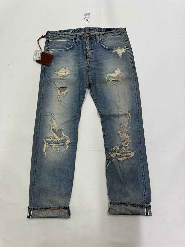 People+ Daly jeans W34 cimosa red line nuovo Deadstock