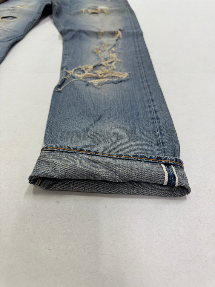 People+ Daly jeans W34 cimosa red line nuovo Deadstock