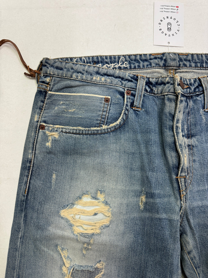 People+ Daly jeans W34 cimosa red line nuovo Deadstock