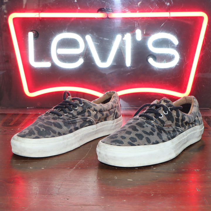 Vans CALIFORNIA basso tela fantasia LEOPARDATA size  Mens 7   Wo's 8.5