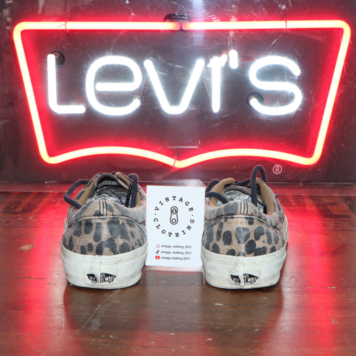 Vans CALIFORNIA basso tela fantasia LEOPARDATA size  Mens 7   Wo's 8.5