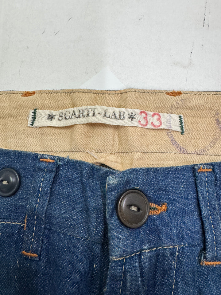 Scarti-Lab 118 W33 jeans chino pants nuovo con cartellino Deadstock