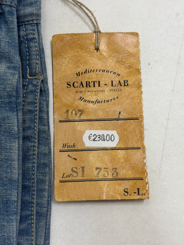 Scarti-Lab 107 W32 jeans martingala nuovo con cartellino Deadstock