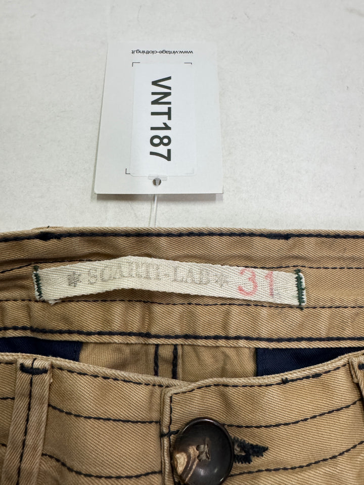 Scarti-Lab 116 W31 chino pants nuovo con cartellino Deadstock