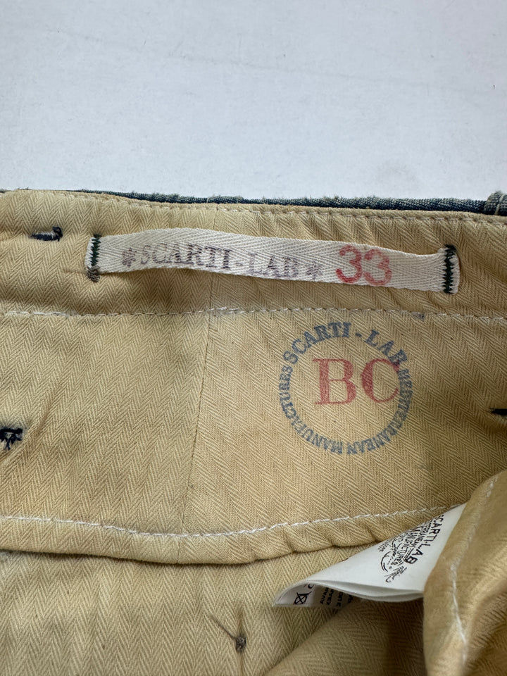 Scarti-Lab 109 W33 chino pants work nuovo con cartellino Deadstock