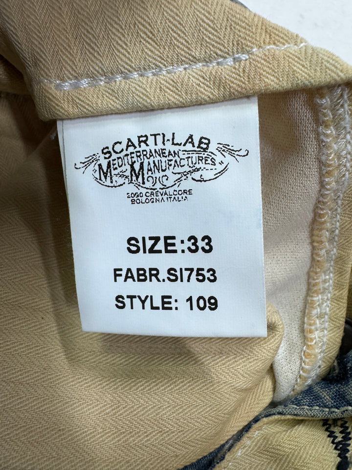 Scarti-Lab 109 W33 chino pants work nuovo con cartellino Deadstock