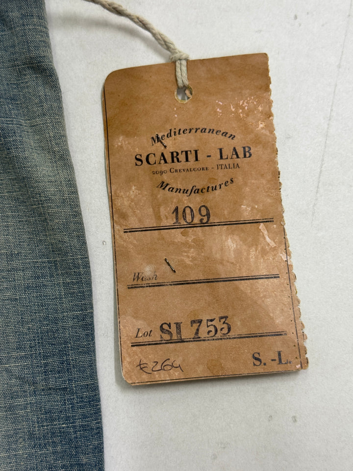 Scarti-Lab 109 W33 chino pants work nuovo con cartellino Deadstock