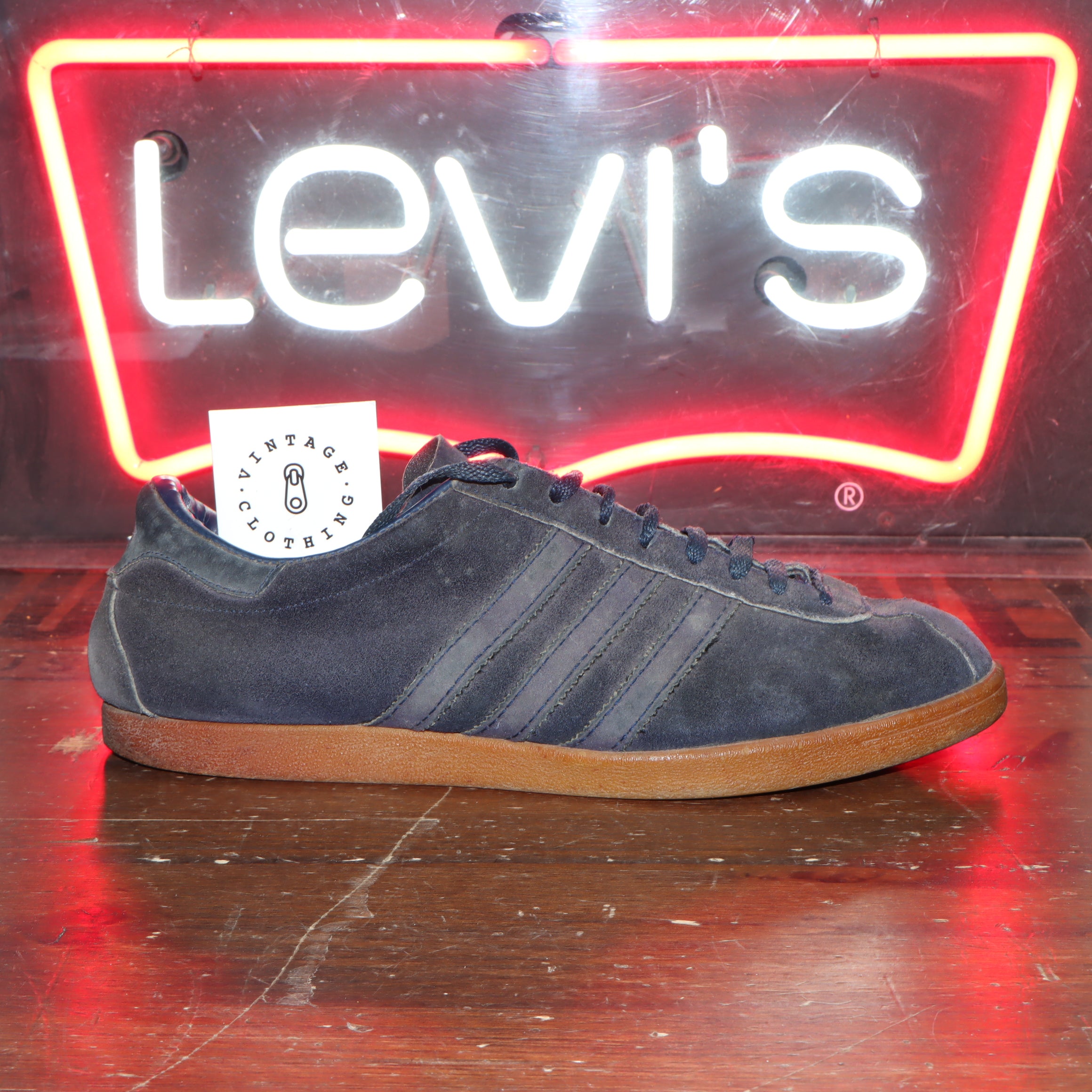 Adidas Gazelle blue numero Fr 44 2 3 JP 285 UK 10 US 10 1 2