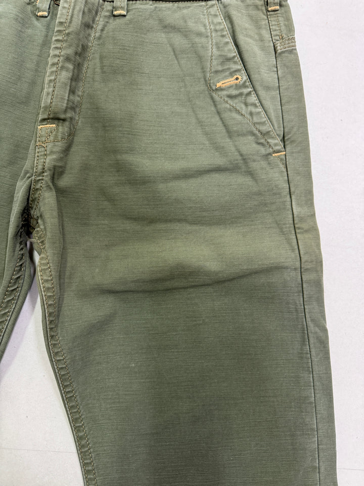 Scarti-Lab 118 W30 chino pants verde nuovo con cartellino Deadstock