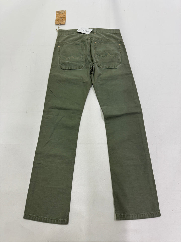 Scarti-Lab 118 W30 chino pants verde nuovo con cartellino Deadstock