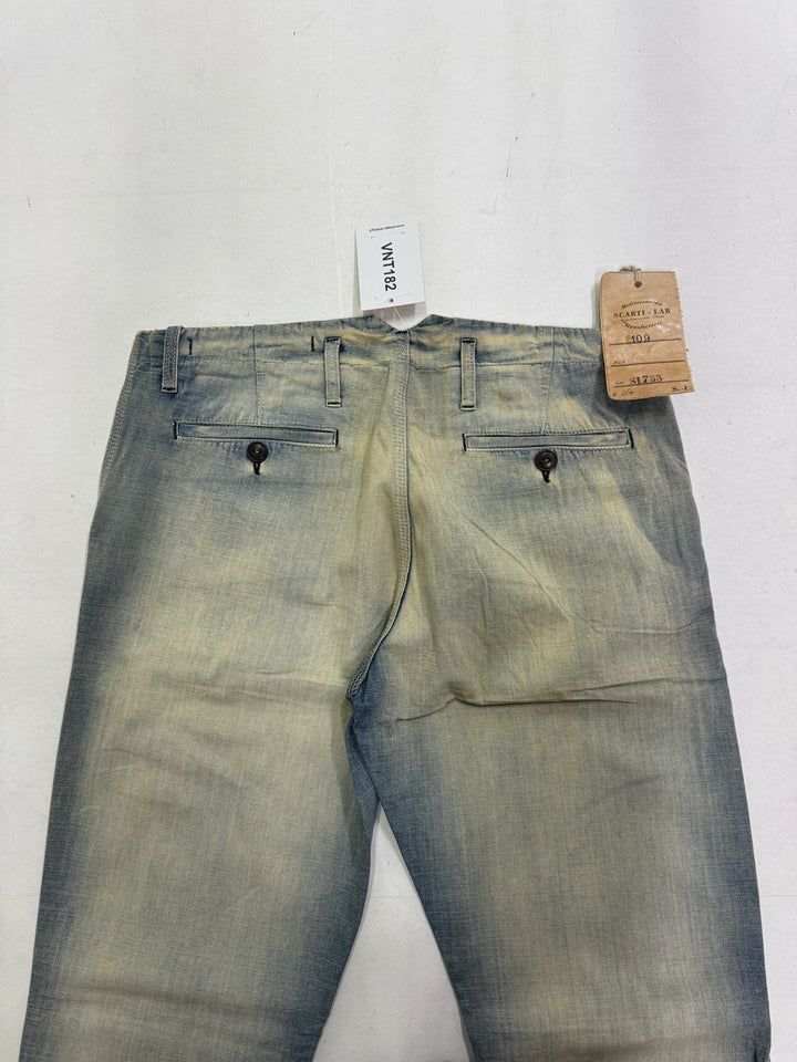 Scarti-Lab 109 W32 jeans nuovo con cartellino Deadstock