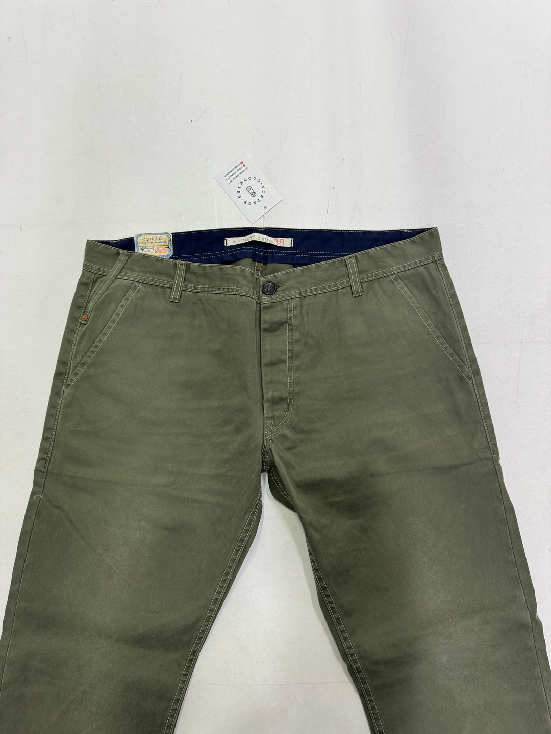 Scarti-Lab 120 W38 chino pants jeans nuovo con cartellino Deadstock