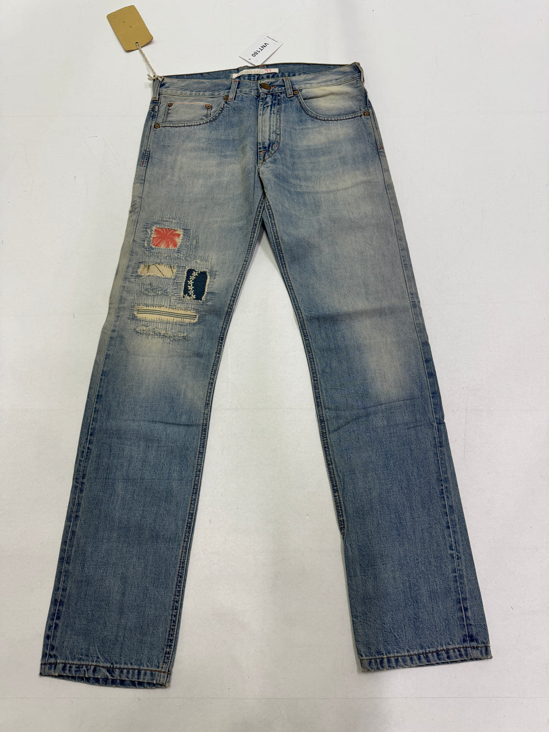 Scarti-Lab 001 W31 cimosa red line jeans nuovo con cartellino Deadstock