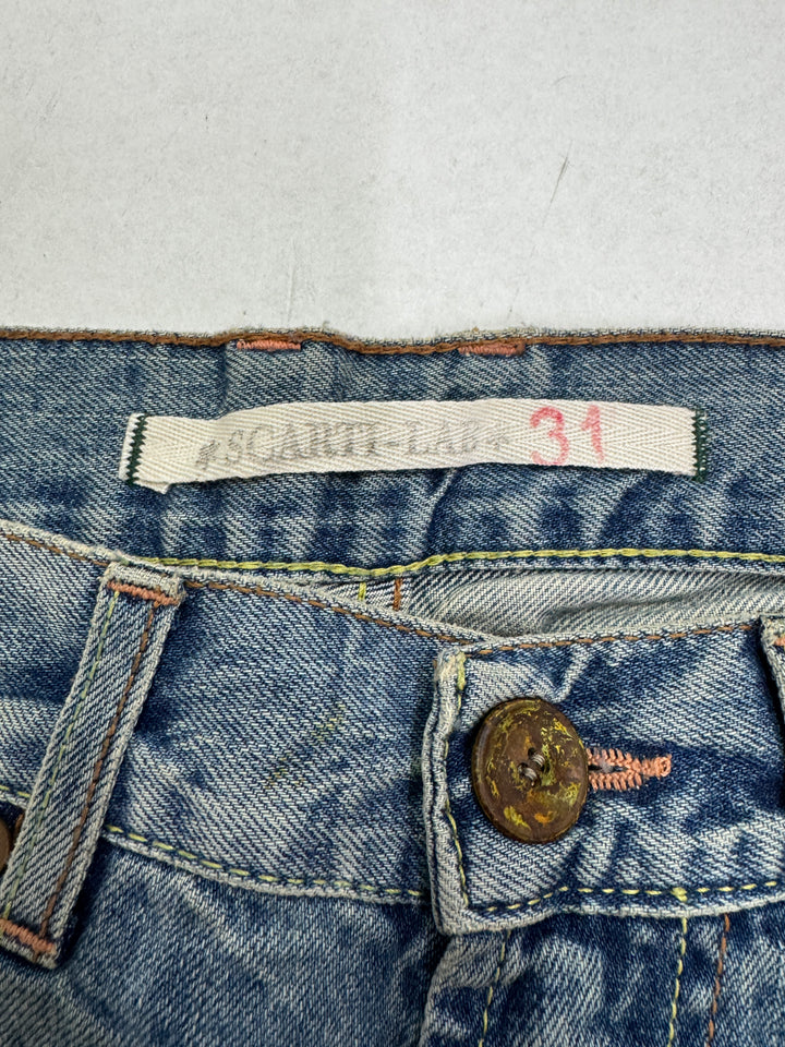 Scarti-Lab 001 W31 cimosa red line jeans nuovo con cartellino Deadstock