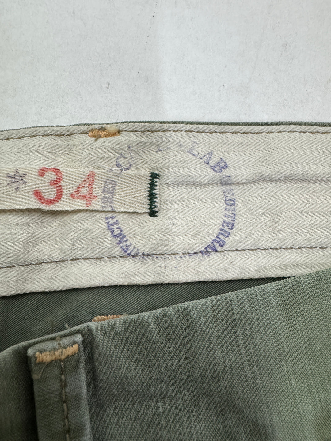 Scarti-Lab 118 W34 chino pant jeans nuovo con cartellino Deadstock