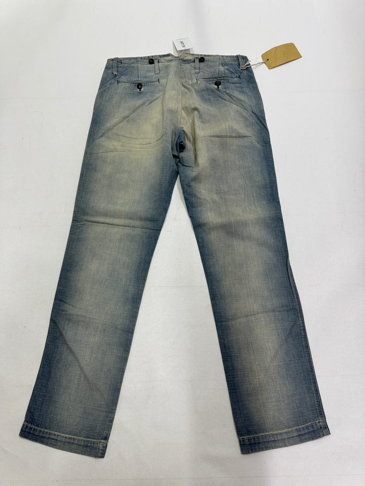 Scarti-Lab 109 W34 chino pant jeans nuovo con cartellino Deadstock